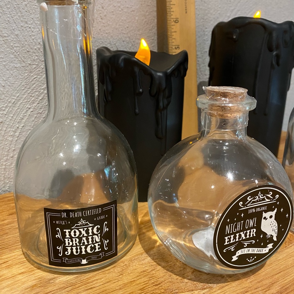 COPY - Target Bullseye playground black candles and potion bottles - Picture 4 of 4